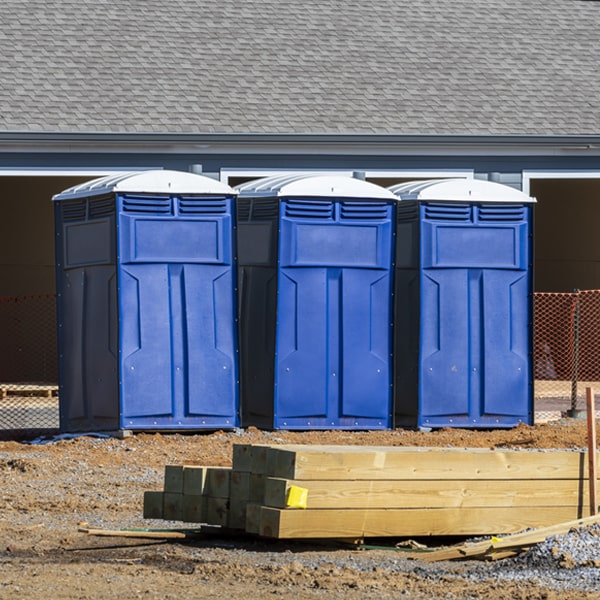 are there any restrictions on what items can be disposed of in the porta potties in Hornsby